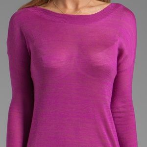 John + Jenn For Anthropology Sweater Magenta